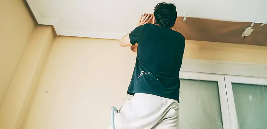 Ceiling Water Damage Repair in Resaca
