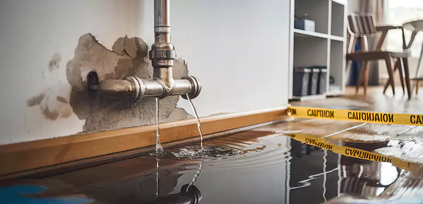 Burst Pipe Cleanup in Resaca