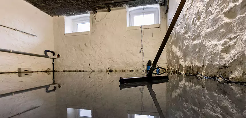 Basement Water Cleanup in Resaca