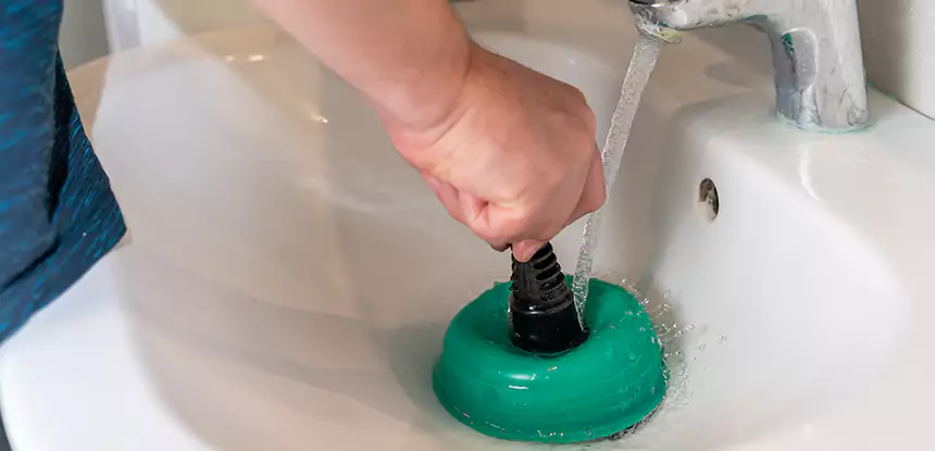 Sink Standing Water Blockage Removal in Resaca