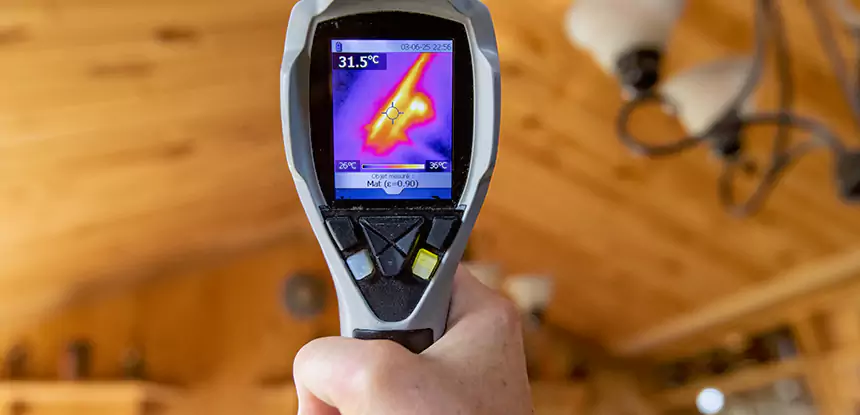Infrared Camera Roof Leak Detection in Resaca