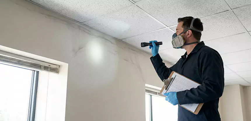 Ceiling Water Damage Inspection in Resaca