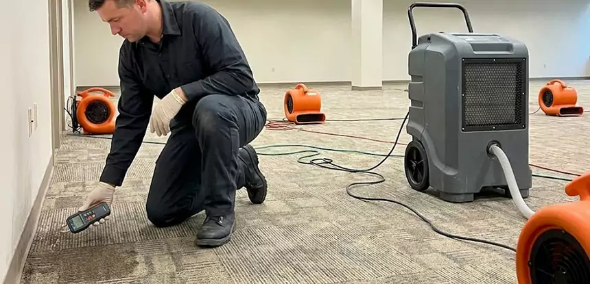 Drying Carpet Padding After Flood in Resaca