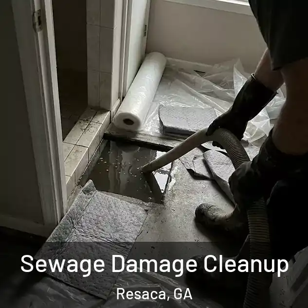  Sewage Damage Cleanup Resaca, GA